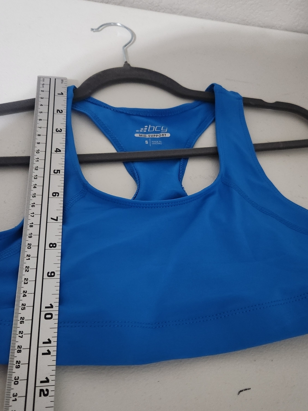 BCG Blue Racerback Sports Bra - Picture 4 of 6